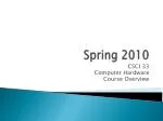 Spring 2010 - slide 1