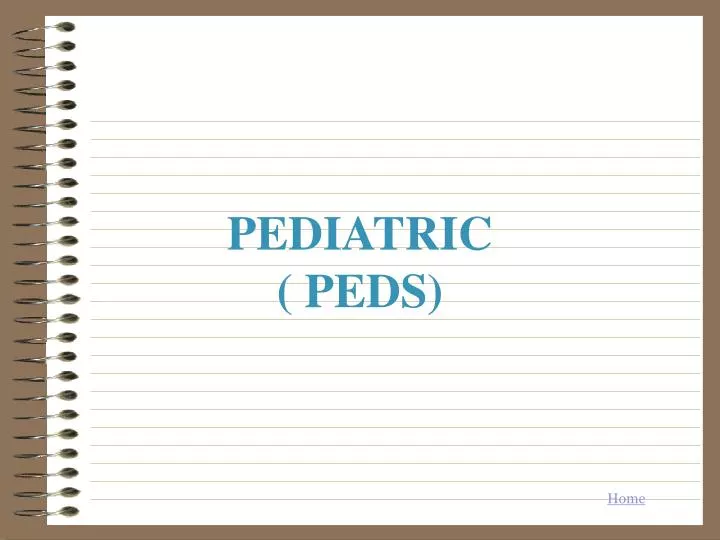 pediatric peds