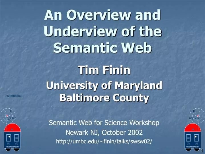 an overview and underview of the semantic web