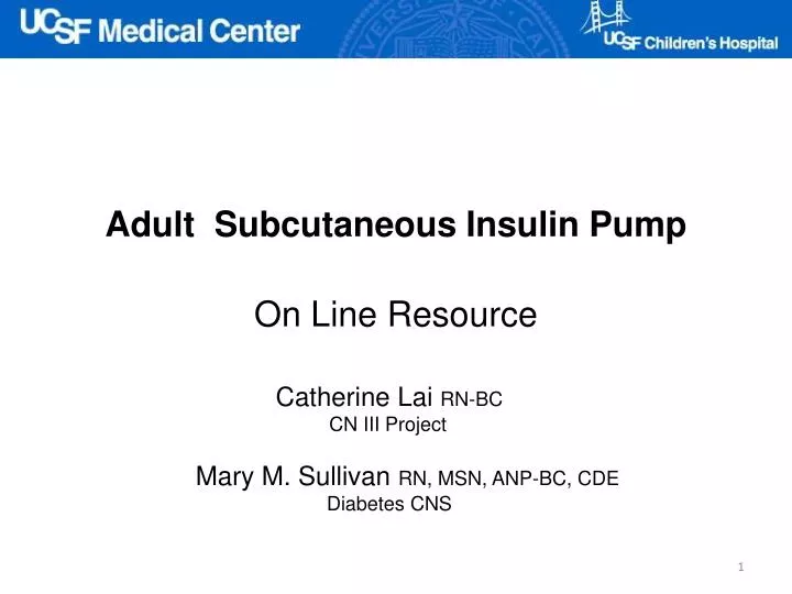 adult subcutaneous insulin pump on line resource