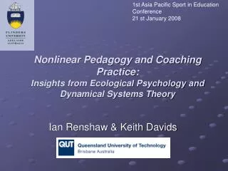 Nonlinear Pedagogy and Coaching Practice: Insights from Ecological Psychology and Dynamical Systems Theory