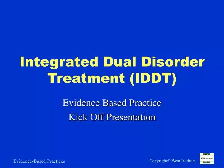 integrated dual disorder treatment iddt