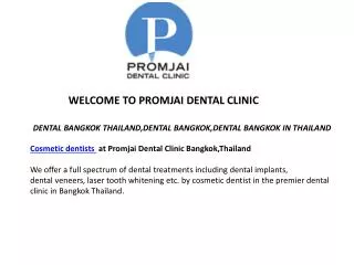 Teeth Whitening Thailand