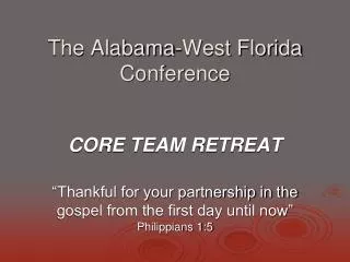 The Alabama-West Florida Conference