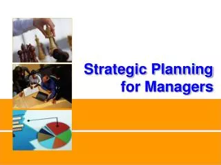 Strategic Planning for Managers