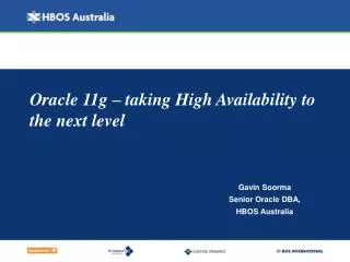 Oracle 11g – taking High Availability to the next level