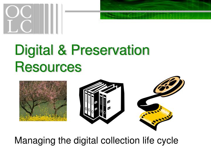 digital preservation resources