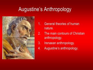 Augustine’s Anthropology