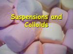 Suspensions and Colloids - slide 1