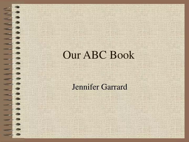 our abc book