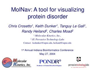 MolNav: A tool for visualizing protein disorder