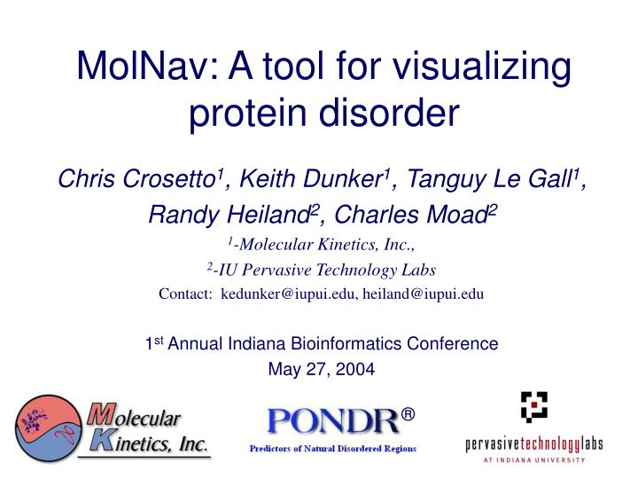 molnav a tool for visualizing protein disorder