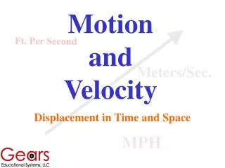 Motion and Velocity
