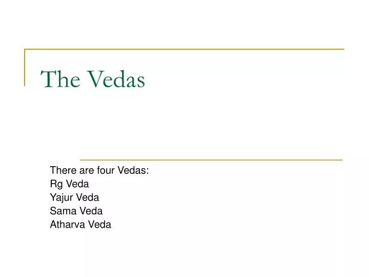 the vedas