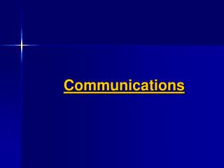 Communications