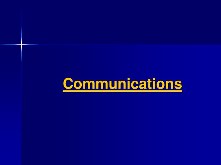 communications