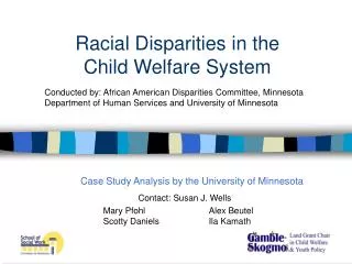 Racial Disparities in the Child Welfare System