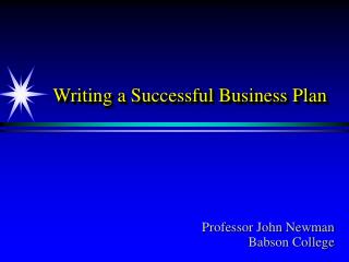 Writing a Successful Business Plan