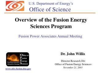 Fusion Power Associates Annual Meeting