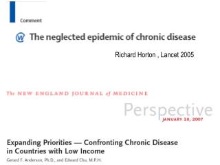 Richard Horton , Lancet 2005