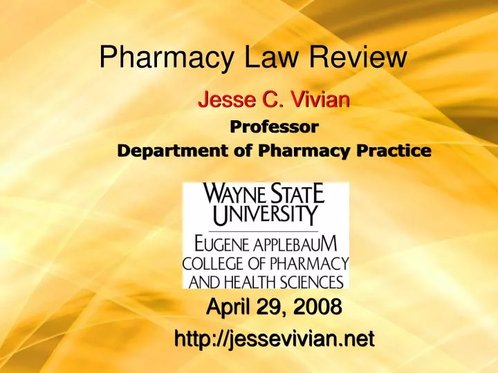 pharmacy law review