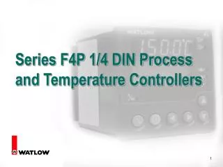 Series F4P 1/4 DIN Process and Temperature Controllers