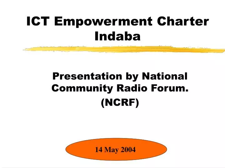 ict empowerment charter indaba