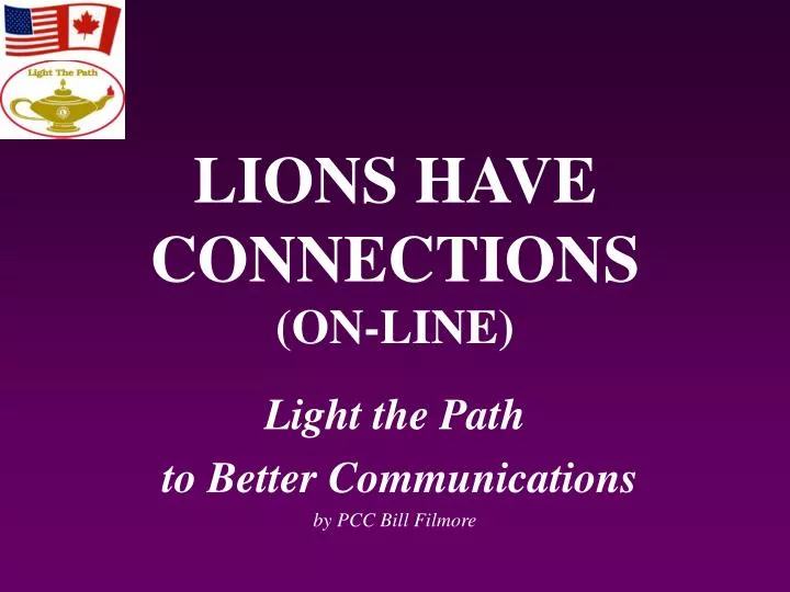 lions have connections on line