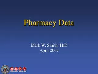 Pharmacy Data