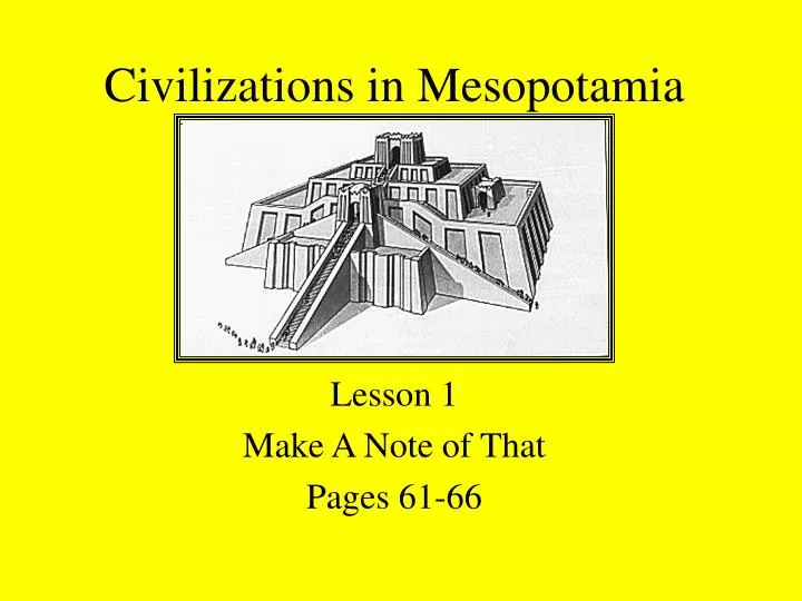 civilizations in mesopotamia