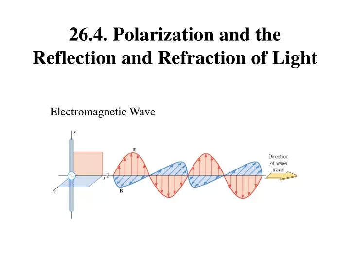 26 4 polarization and the reflection and refraction of light