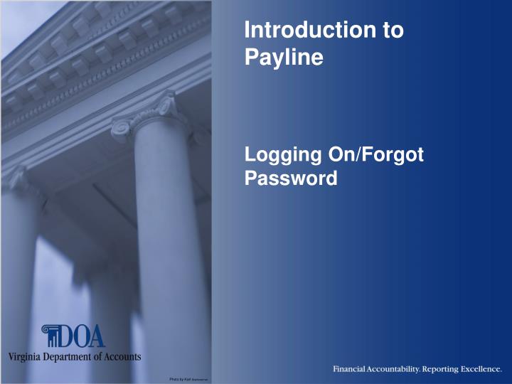 introduction to payline logging on forgot password