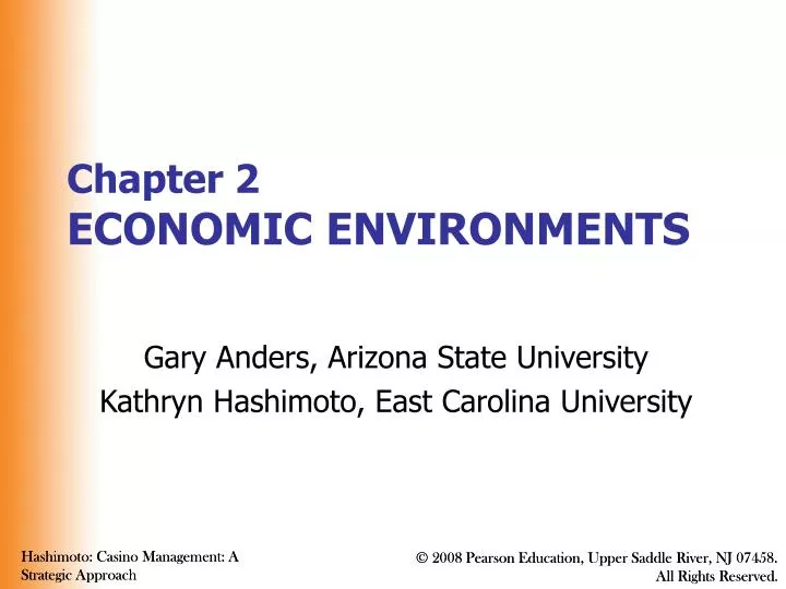 chapter 2 economic environments