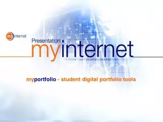 my portfolio - student digital portfolio tools