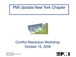 Conflict Resolution Workshop October 15, 2008