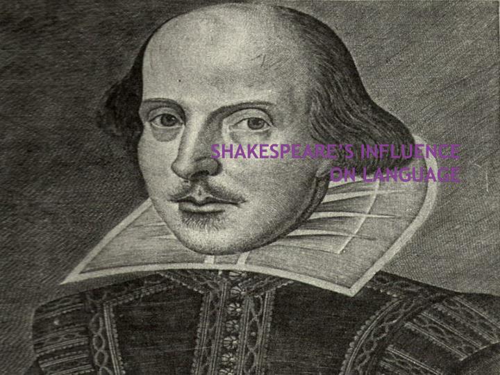 shakespeare s influence on language