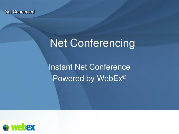 instant net conference powered by webex