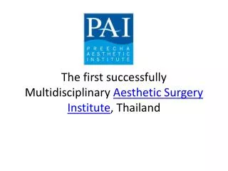 Sex Reassignment Surgery and Breast augmentation Thailand