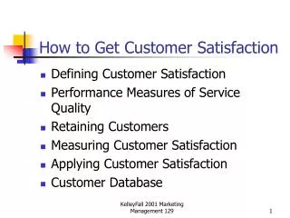 How to Get Customer Satisfaction
