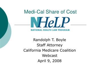 Medi-Cal Share of Cost