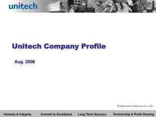 Unitech Company Profile