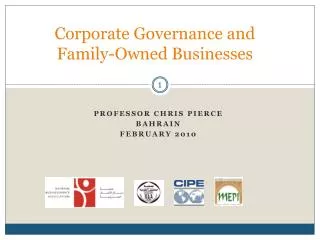 Corporate Governance and Family-Owned Businesses