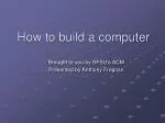 How to build a computer - slide 1