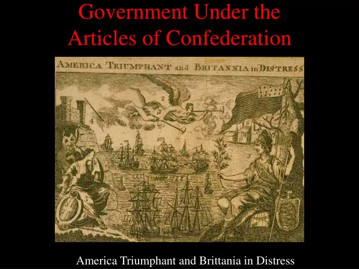 government under the articles of confederation