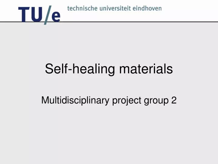 self healing materials