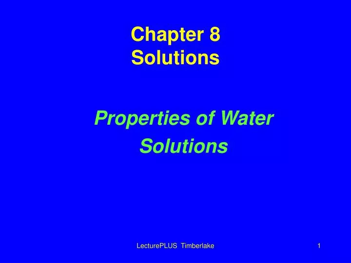 chapter 8 solutions