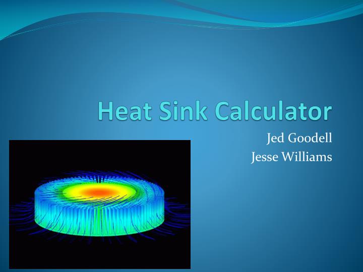 heat sink calculator