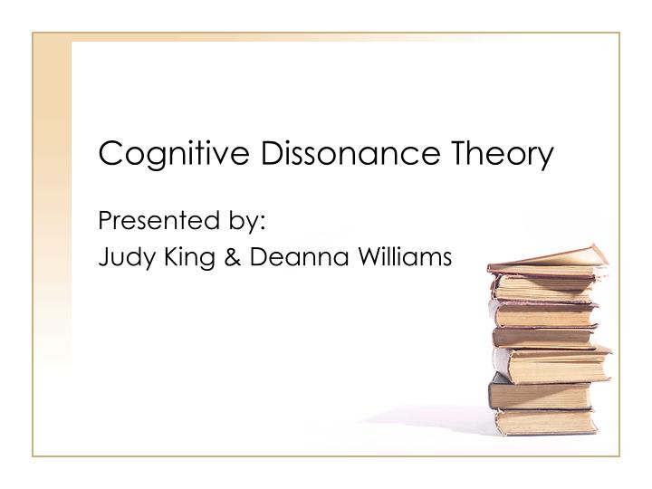 cognitive dissonance theory