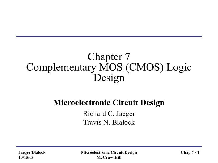 chapter 7 complementary mos cmos logic design