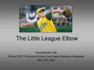 The Little League Elbow